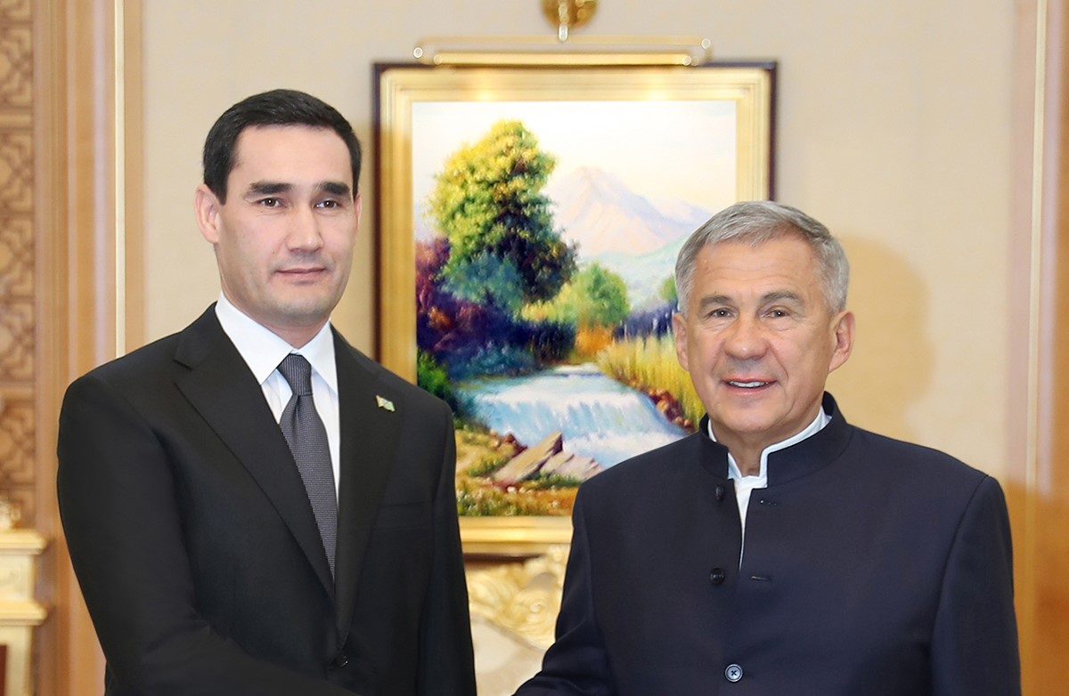 The President of Turkmenistan received a congratulatory letter from the Head of the Republic of Tatarstan