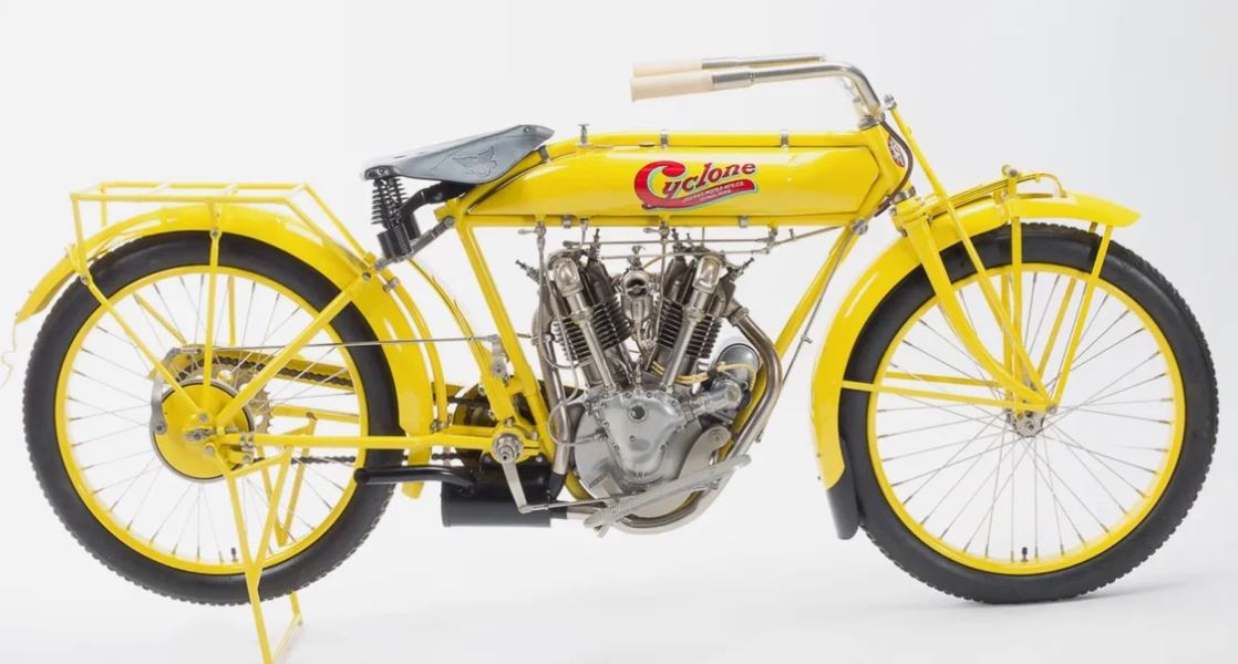 1915-nji ýylyň seýrek duş gelýän Cyclone motosikli bu ulaglaryň nyrh rekordyny goýdy