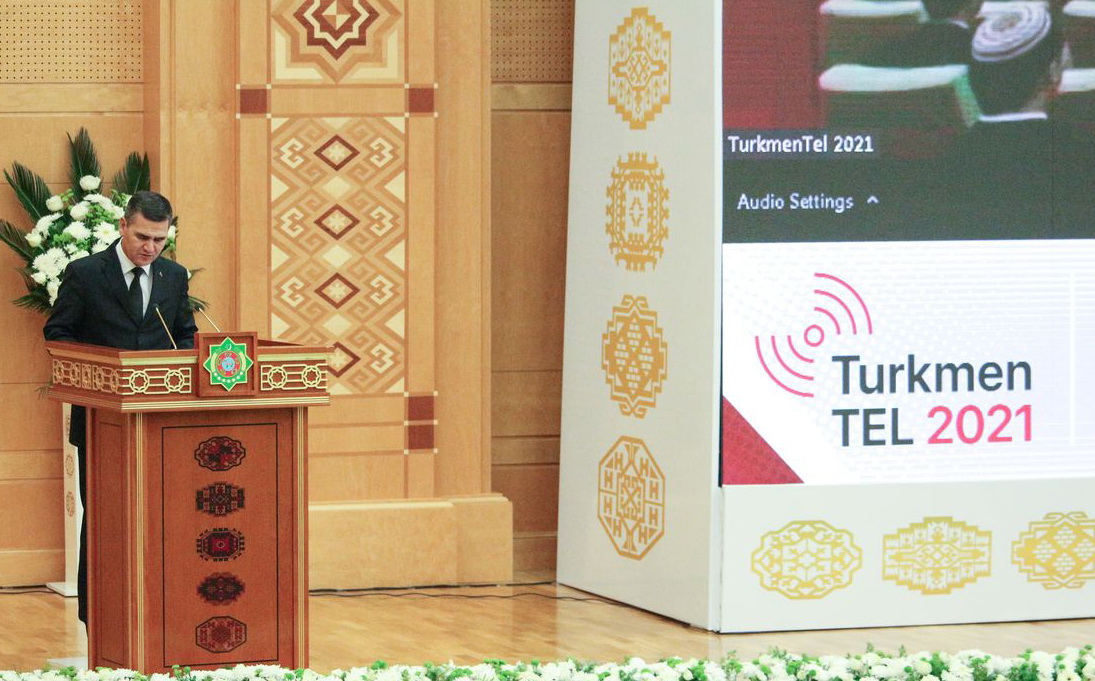 Mammethan Chakyev performed at the International Conference "Turkmentel-2021"