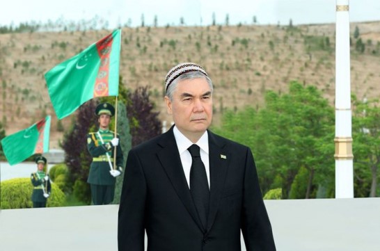 Berdimuhamedov took part in celebrations in honor of the 76th anniversary of the Great Victory