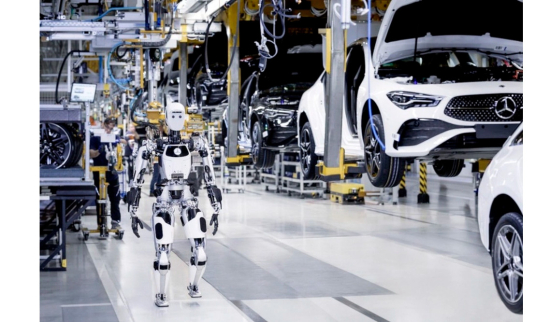 На заводах Mercedes-Benz будут работать человекоподобные роботы