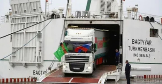 Паром «Багтыяр» из Туркменистана отправился с грузом в Россию