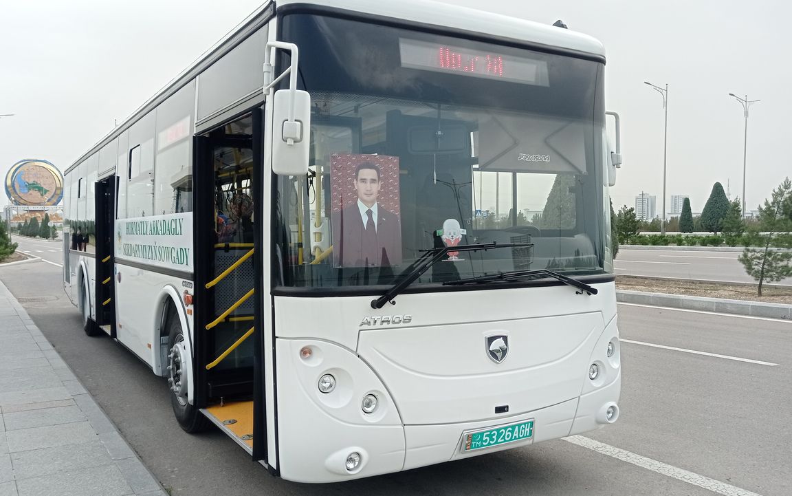 Service buses for employees of the Turkmen State Television and Radio Broadcasting Company will enter the city routes in Ashgabat