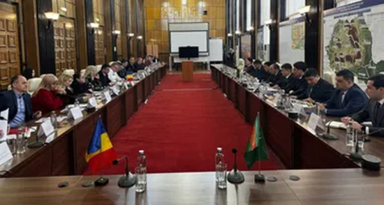 Türkmenistan we Rumyniýa ulag pudagyndaky hyzmatdaşlygy pugtalandyrýar