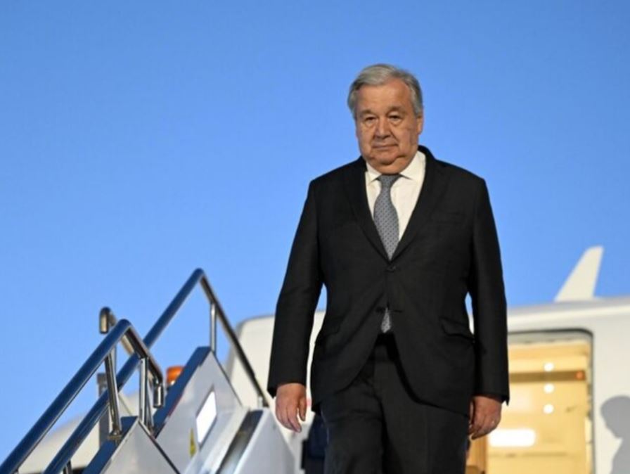 BMG-niň Baş sekretary Antoniu Guterriş Türkmenistana geldi