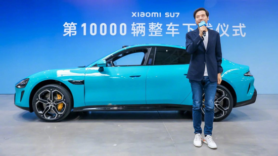 Xiaomi за месяц собрала 10 000 электрокаров SU7
