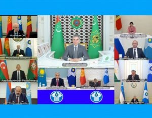 The President of Turkmenistan took part in a meeting of the Council of Heads of State of the CIS